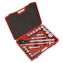 Socket Set 22pc 3/4"Sq Drive 12pt WallDrive¨ Metric | Pipe Manufacturers Ltd..
