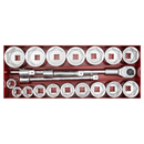 Socket Set 22pc 1"Sq Drive 6pt WallDrive¨ Metric | Pipe Manufacturers Ltd..
