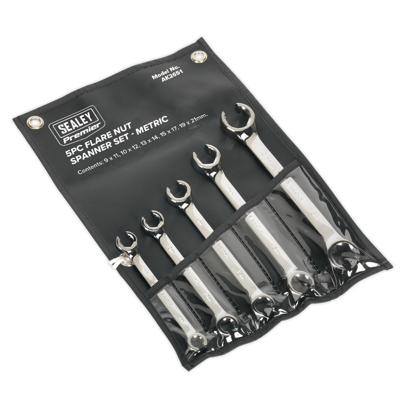 Flare Nut Spanner Set 5pc Metric | Pipe Manufacturers Ltd..