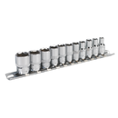 Socket Set 11pc 1/4"Sq Drive 6pt WallDrive¨ Imperial | Pipe Manufacturers Ltd..