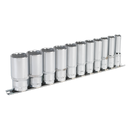 Socket Set 11pc 3/8"Sq Drive 12pt Deep WallDrive¨ Imperial | Pipe Manufacturers Ltd..