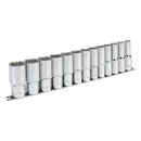 Socket Set 13pc 1/2"Sq Drive 12pt Deep WallDrive¨ Imperial | Pipe Manufacturers Ltd..