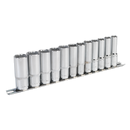 Socket Set 12pc 3/8"Sq Drive 12pt Deep WallDrive¨ Metric | Pipe Manufacturers Ltd..