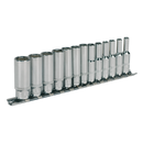 Socket Set 13pc 1/4"Sq Drive 6pt Deep WallDrive¨ Metric | Pipe Manufacturers Ltd..