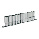 Socket Set 12pc 3/8"Sq Drive 6pt Deep WallDrive¨ Metric | Pipe Manufacturers Ltd..