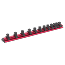 Socket Retaining Rail Magnetic 3/8"Sq Drive 12 Clips | Pipe Manufacturers Ltd..