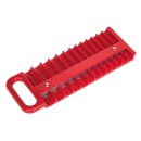 Socket Retaining Tray Magnetic 1/4"Sq Drive Capacity 26 Sockets | Pipe Manufacturers Ltd..