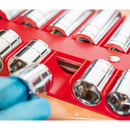 Socket Retaining Tray Magnetic 3/8"Sq Drive Capacity 28 Sockets | Pipe Manufacturers Ltd..