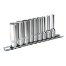 Socket Set 9pc 1/4"Sq Drive 6pt Deep WallDrive¨ Imperial | Pipe Manufacturers Ltd..