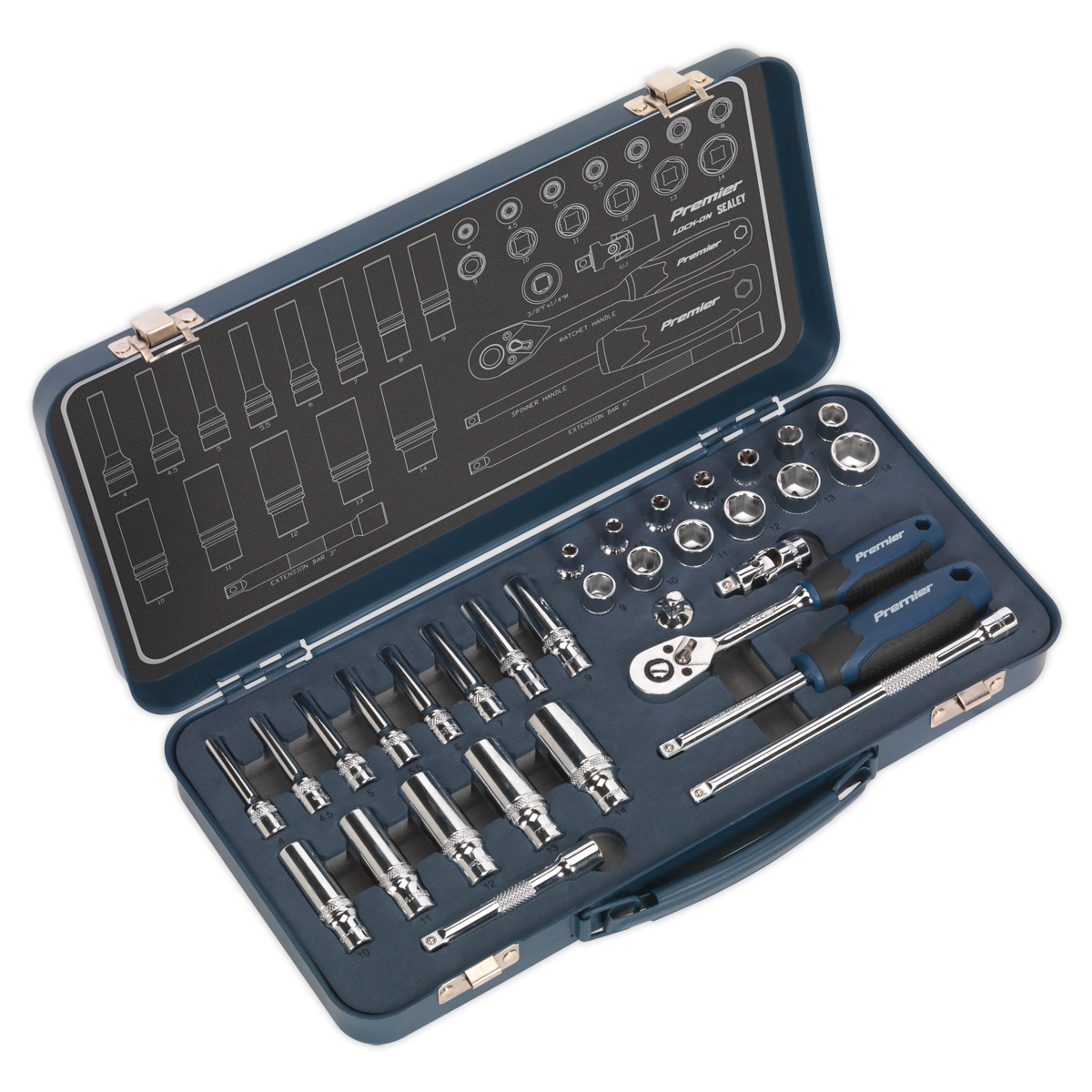 Socket Set 32pc 1/4