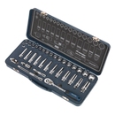 Socket Set 34pc 3/8"Sq Drive Lock-Onª 6pt Metric | Pipe Manufacturers Ltd..