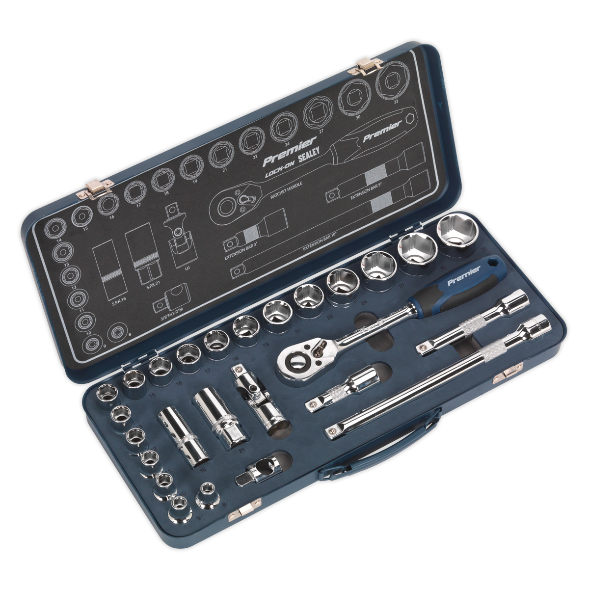 Socket Set 26pc 1/2