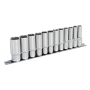 Socket Set 12pc 3/8"Sq Drive 6pt Deep WallDrive¨ Metric | Pipe Manufacturers Ltd..