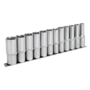 Socket Set 12pc 1/2"Sq Drive 6pt Deep WallDrive¨ Metric | Pipe Manufacturers Ltd..
