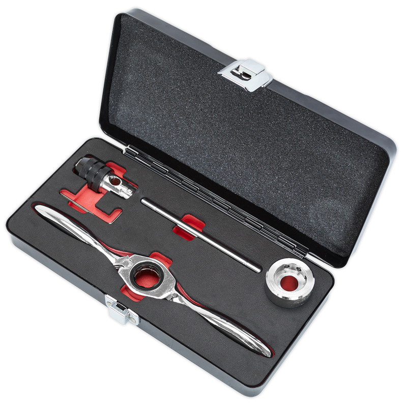 Bi-Directional Ratchet Tap & Die Holder Set 5pc | Pipe Manufacturers Ltd..