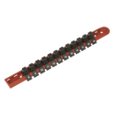 Socket Retaining Rail with 12 Clips 3/8"Sq Drive | Pipe Manufacturers Ltd..