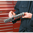 Socket Retaining Rail with 12 Clips 1/4"Sq Drive | Pipe Manufacturers Ltd..