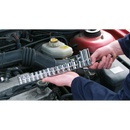 Socket Retaining Rail with 14 Clips 3/8"Sq Drive | Pipe Manufacturers Ltd..