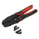 Ratchet Crimping Tool Interchangeable Jaws | Pipe Manufacturers Ltd..