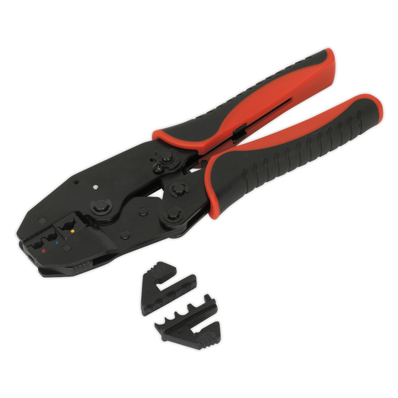 Ratchet Crimping Tool Interchangeable Jaws | Pipe Manufacturers Ltd..