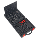 Ratchet Crimping Tool with Jaws and Storage Case | Pipe Manufacturers Ltd..