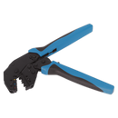 Ratchet Crimping Tool Angled Head Insulated Terminals | Pipe Manufacturers Ltd..