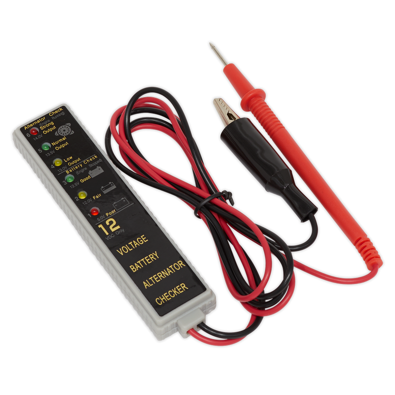 Battery/Alternator Tester 12V LED | Pipe Manufacturers Ltd..