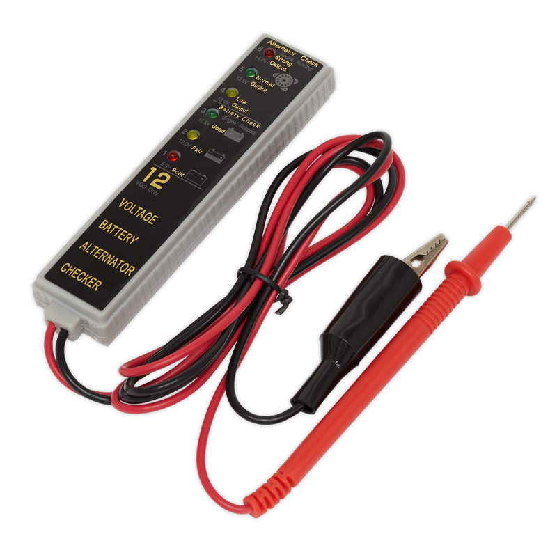 Battery/Alternator Tester 12V LED | Pipe Manufacturers Ltd..