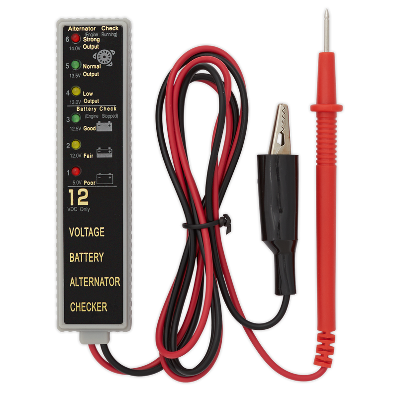 Battery/Alternator Tester 12V LED | Pipe Manufacturers Ltd..