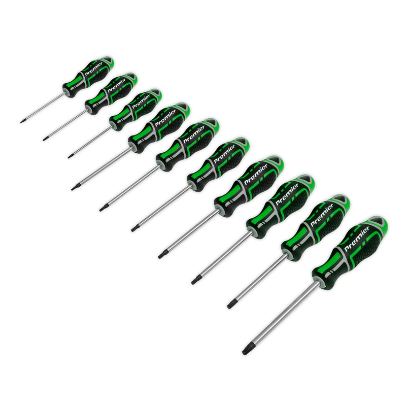 Screwdriver Set 10pc TRX-Star* GripMAX¨ - Hi-Vis Green | Pipe Manufacturers Ltd..