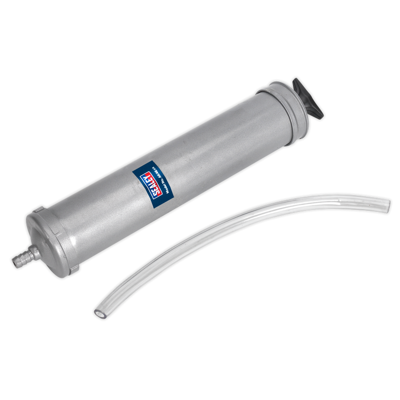 Oil Suction Syringe 500ml Metal Body | Pipe Manufacturers Ltd..