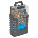 HSS Fully Ground Drill Bit Set 25pc DIN 338 Metric | Pipe Manufacturers Ltd..