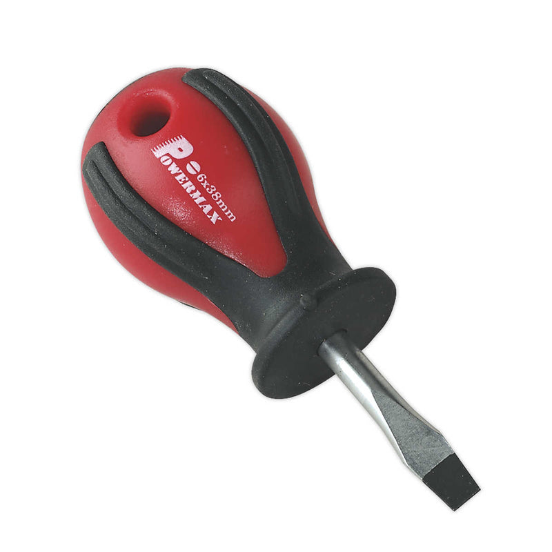 Screwdriver Slotted Stubby 6mm x 38mm | Pipe Manufacturers Ltd..