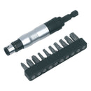 Universal Bit Holder & Bit Set 11pc | Pipe Manufacturers Ltd..