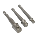 Socket Adaptor Set 3pc Power Tool | Pipe Manufacturers Ltd..