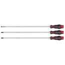 3pc 450mm Extra-Long Hammer-Thru Screwdriver Set