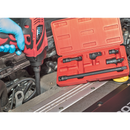 Impact Adaptor & Extension Bar Set 6pc 1/2"Sq Drive | Pipe Manufacturers Ltd..