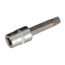 Spline Socket Bit M14 Long 1/2"Sq Drive | Pipe Manufacturers Ltd..