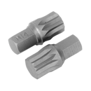 Spline Bit M14 x 30mm Pack of 2 | Pipe Manufacturers Ltd..