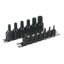 Impact TRX-Star* Security Socket Bit Set 13pc 1/4" & 3/8"Sq Drive | Pipe Manufacturers Ltd..