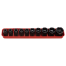 Impact Socket Set 10pc 1/2"Sq Drive Metric | Pipe Manufacturers Ltd..