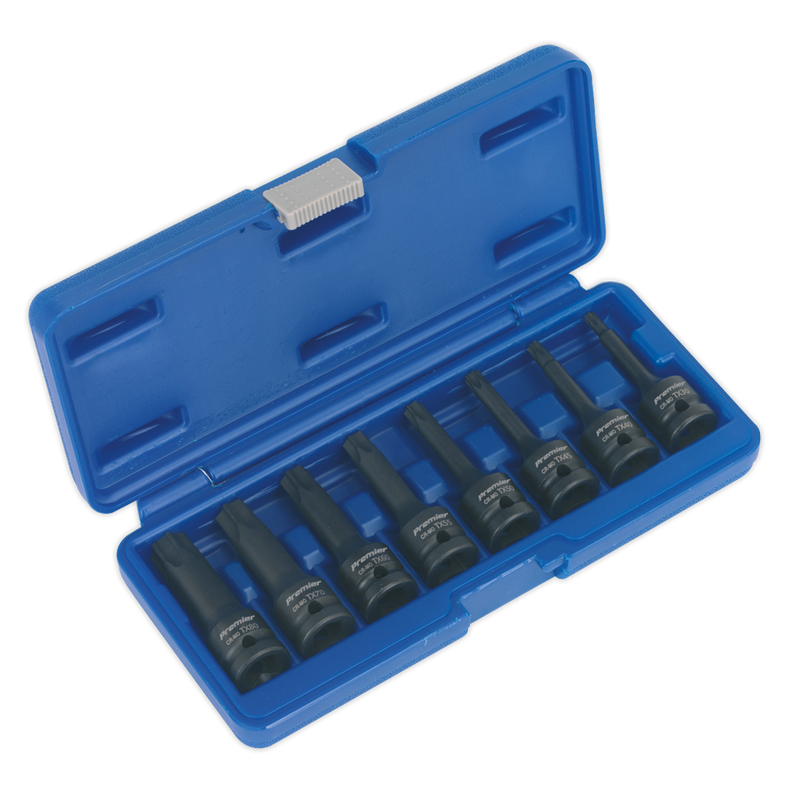 Impact TRX-Star* Socket Bit Set 8pc 1/2"Sq Drive | Pipe Manufacturers Ltd..