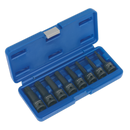 Impact Spline Socket Bit Set 8pc 1/2"Sq Drive | Pipe Manufacturers Ltd..