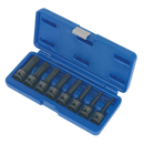 Impact Spline Socket Bit Set 8pc 1/2"Sq Drive | Pipe Manufacturers Ltd..