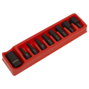 Impact Hex Bit & Holder Set 9pc 1/2"Sq Drive | Pipe Manufacturers Ltd..