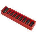 Impact Spline Bit & Holder Set 9pc 1/2"Sq Drive | Pipe Manufacturers Ltd..