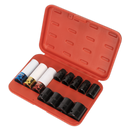 Impact Socket Set 12pc 1/2"Sq Drive Metric | Pipe Manufacturers Ltd..