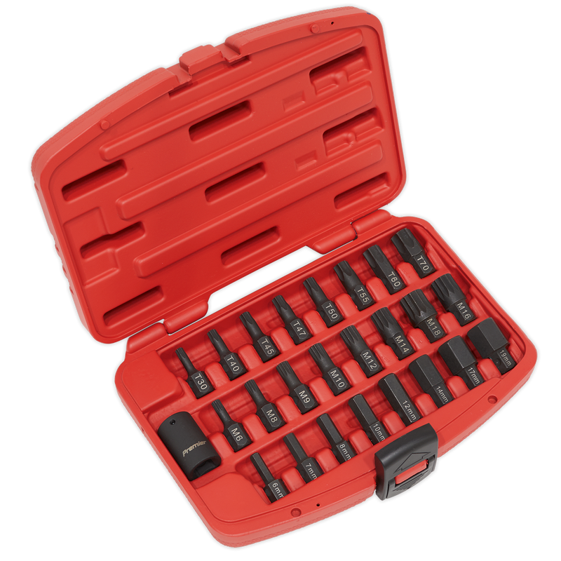 Impact TRX-Star*/Hex/Spline Bit Set 25pc 1/2"Sq Drive | Pipe Manufacturers Ltd..