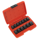 Impact Socket Set 13pc 1/2"Sq Drive Low Profile Metric | Pipe Manufacturers Ltd..