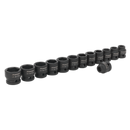 Impact Socket Set 13pc 1/2"Sq Drive Low Profile Metric | Pipe Manufacturers Ltd..